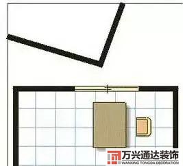 两人办公室风水座位图两人办公室吉位图解