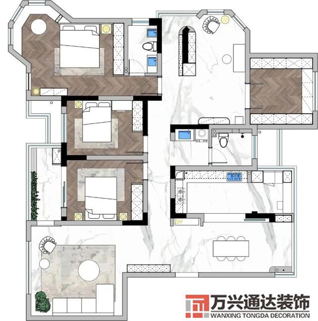 法式装修法式装修风格样板房图片欣赏