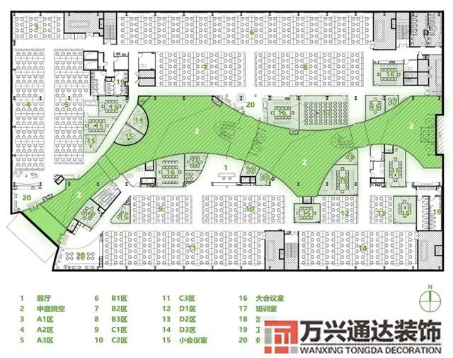 办公室装修风水布置图办公室风水设计效果图