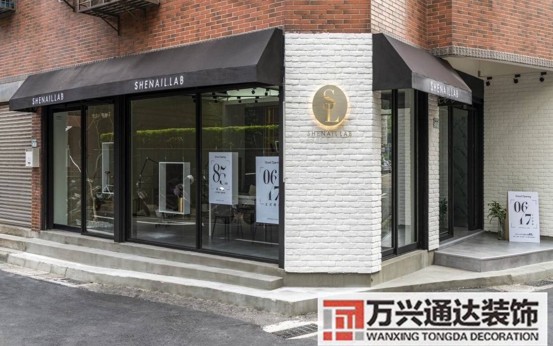 美甲店门头装修图美甲店大门装修图片